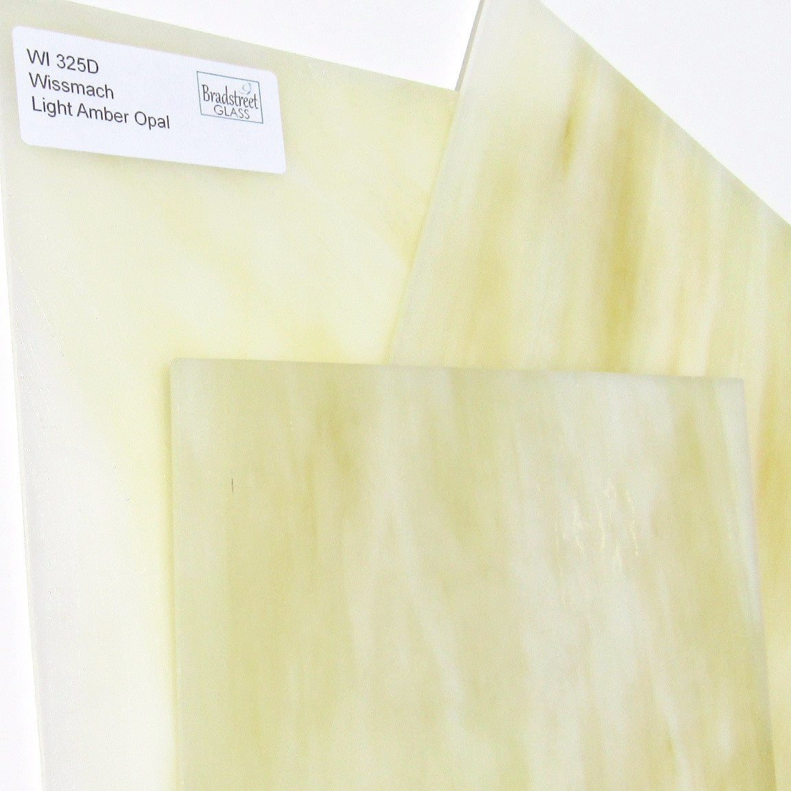 Wissmach Light Amber Opal Dense Stained Glass Sheet WI 325D 