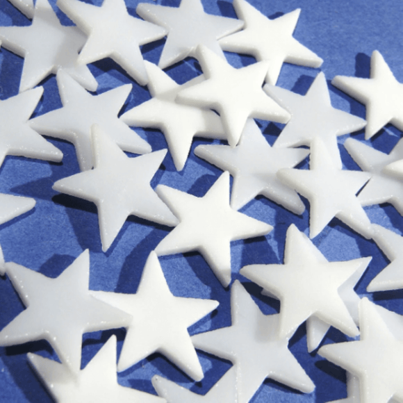 Precut Stained Glass Stars, 1