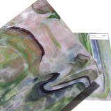 Youghiogheny Y3344RG Stained Glass Sheet, Lavender Green Dark Purple Mottled Opaque Reproduction Glass