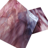 Medium Purple Wisspy Opal Stained Glass Sheet Wissmach WO140