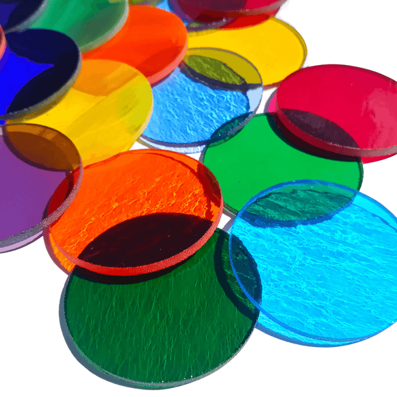 Precut Stained Glass Circles, 2